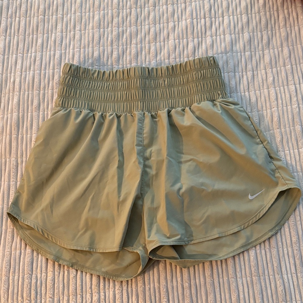 Nike Women's Sage Green Athletic Shorts